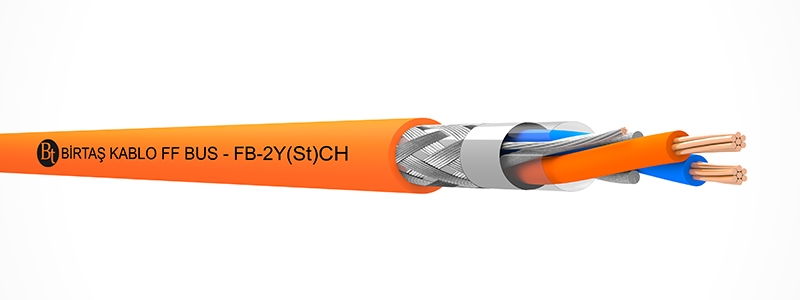 FOUNDATION FIELDBUS - HFFR FB-2Y(St)CH – (1x2x18/7 AWG)